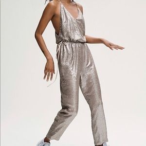 Free People sequin jumpsuit
